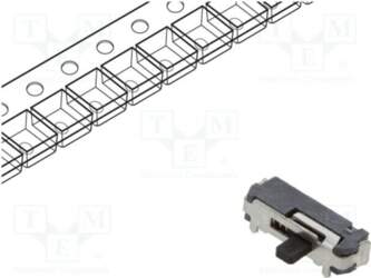 C&K Switch: slide; Pos: 2; SPDT