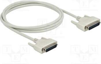 Cable; D-Sub 25pin plug,both sides
