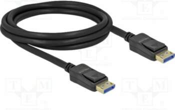 Cable; DisplayPort plug,both sides; DisplayPort