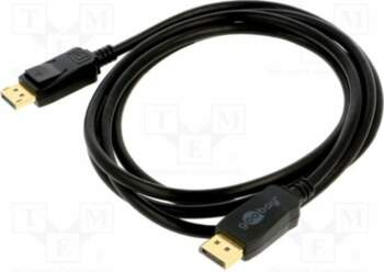 Cable; DisplayPort plug,both sides; PVC