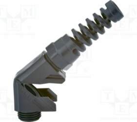 Cable gland; angular,with strain relief