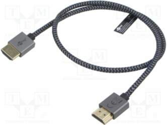 Cable; HDMI plug,both sides; PVC