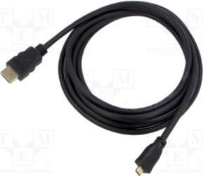 Cable; HDMI plug,micro HDMI plug