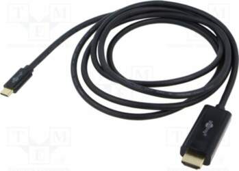 Cable; HDMI plug,USB C plug