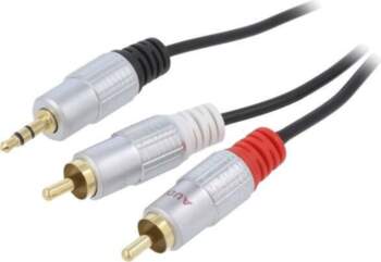 Cable; Jack 3.5mm 3pin plug