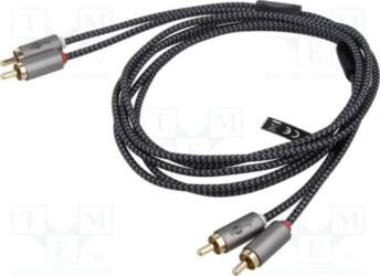 Cable; RCA plug x2,both sides