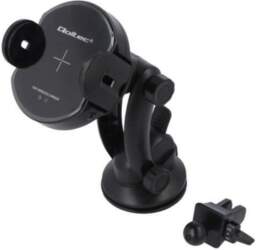 Car holder; black; for windscreen; USB