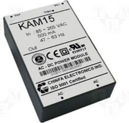 CHINFA ELECTRONICS Converter: AC/DC; 15W; Uin: