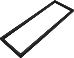 COMPOTECH Radio frame; 1 DIN; black