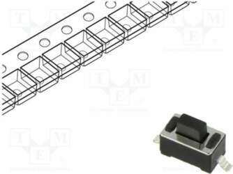 CONNFLY Microswitch TACT; SPST; Pos: 2