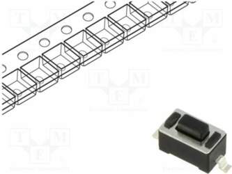 CONNFLY Microswitch TACT; SPST; Pos: 2