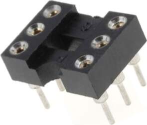 CONNFLY Socket: integrated circuits; DIP6; Pitch: