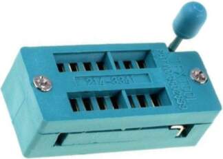CONNFLY Socket: integrated circuits; ZIF; DIP14
