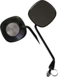 CYCLETECH Mirror With Plastic Body (Melna)