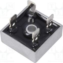 DC COMPONENTS Bridge rectifier: single-phase; Urmax: