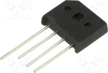 DC COMPONENTS Bridge rectifier: single-phase; Urmax: