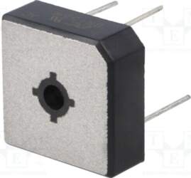 DC COMPONENTS Bridge rectifier: single-phase; Urmax: