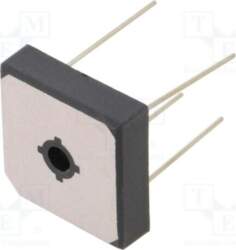 DC COMPONENTS Bridge rectifier: single-phase; Urmax: