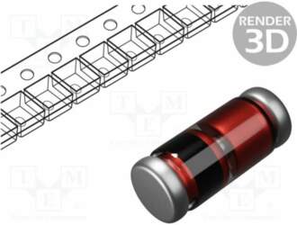 DC COMPONENTS Diode: Zener; 0.5W