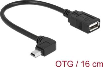 Delock Cable Mini USB male angled