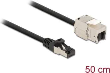 Delock Cable RJ45 plug to Keystone