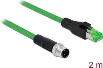 Delock Network cable M12 4 pin