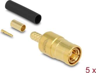 Delock SMB plug for crimping RG-174