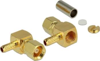Delock SMC plug 90° angled for