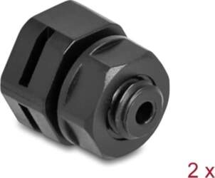 Delock Ventilation Plug M6 black 2