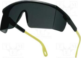 DELTA PLUS Safety spectacles; Lens: darkened