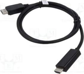 DIGITUS Cable; DisplayPort plug,both sides