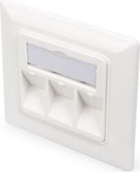 Digitus Wallplate for Keystone Modules, German