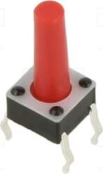 E-SWITCH Microswitch TACT; SPST-NO; Pos: 2