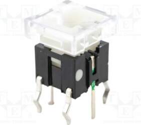 E-SWITCH Microswitch TACT; SPST-NO; Pos: 2