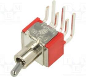 E-SWITCH Switch: toggle; Pos: 2; DPDT