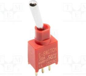 E-SWITCH Switch: toggle; Pos: 2; SPDT