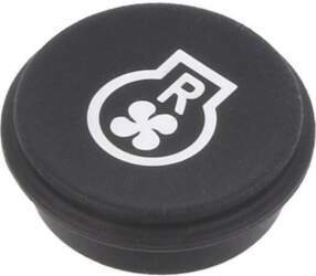 EAO Button; round; Ø21mm; black; 09