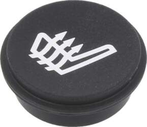 EAO Button; round; Ø21mm; black; 09