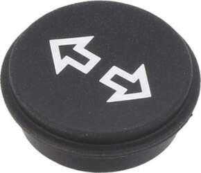 EAO Button; round; Ø21mm; black; 09