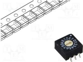 ECE Encoding switch; HEX/BCD; Pos: 16