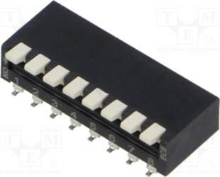 ECE Switch: DIP-SWITCH; Poles number: 8