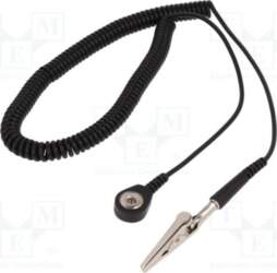 ELME Connection cable; ESD,coiled; black