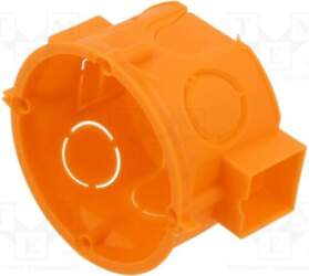 Enclosure: junction box; Ø: 65mm; plaster