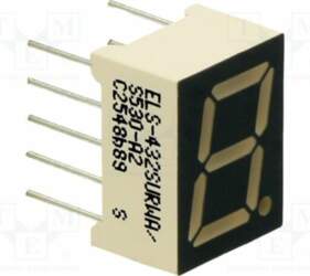 EVERLIGHT Display: LED; 7-segment; 10mm; No
