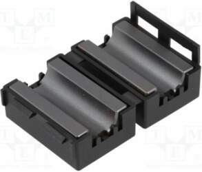 FERROCORE Ferrite: two-piece; on round cable