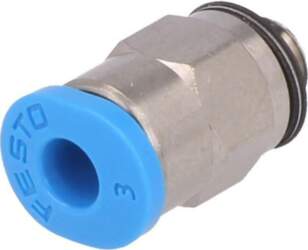 FESTO Push-in fitting; threaded,straight; -0