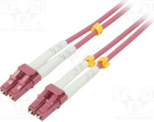 Fiber patch cord; OM4; LC/UPC,both