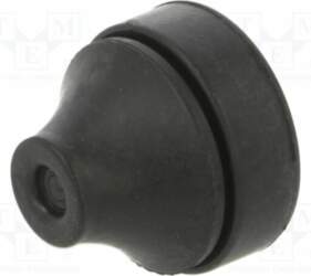 FIBOX Grommet; EPDM; black; Panel thick: