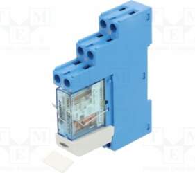 FINDER Relay: interface; Ucoil: 24VDC; DPDT