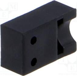 FIX&FASTEN LED housing; 3mm; polyamide; angular
